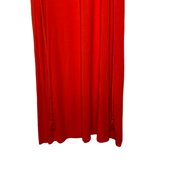 Matilda Jane Womens Dress Size XS‎ Orange Maxi Sleeveless V-Neck Stretch - Picture 3 of 4